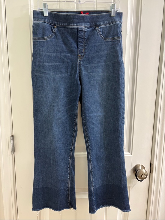 SPANX Denim - SPANX Jean-ish Cropped Kick Flare Jeans Sz L